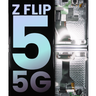Galaxy Z Flip 5 Inner Screen & Display + Frame (Fix Included) Flip 5 Screen Replacement_OEM-Black Graphite_Fix Factory Canada