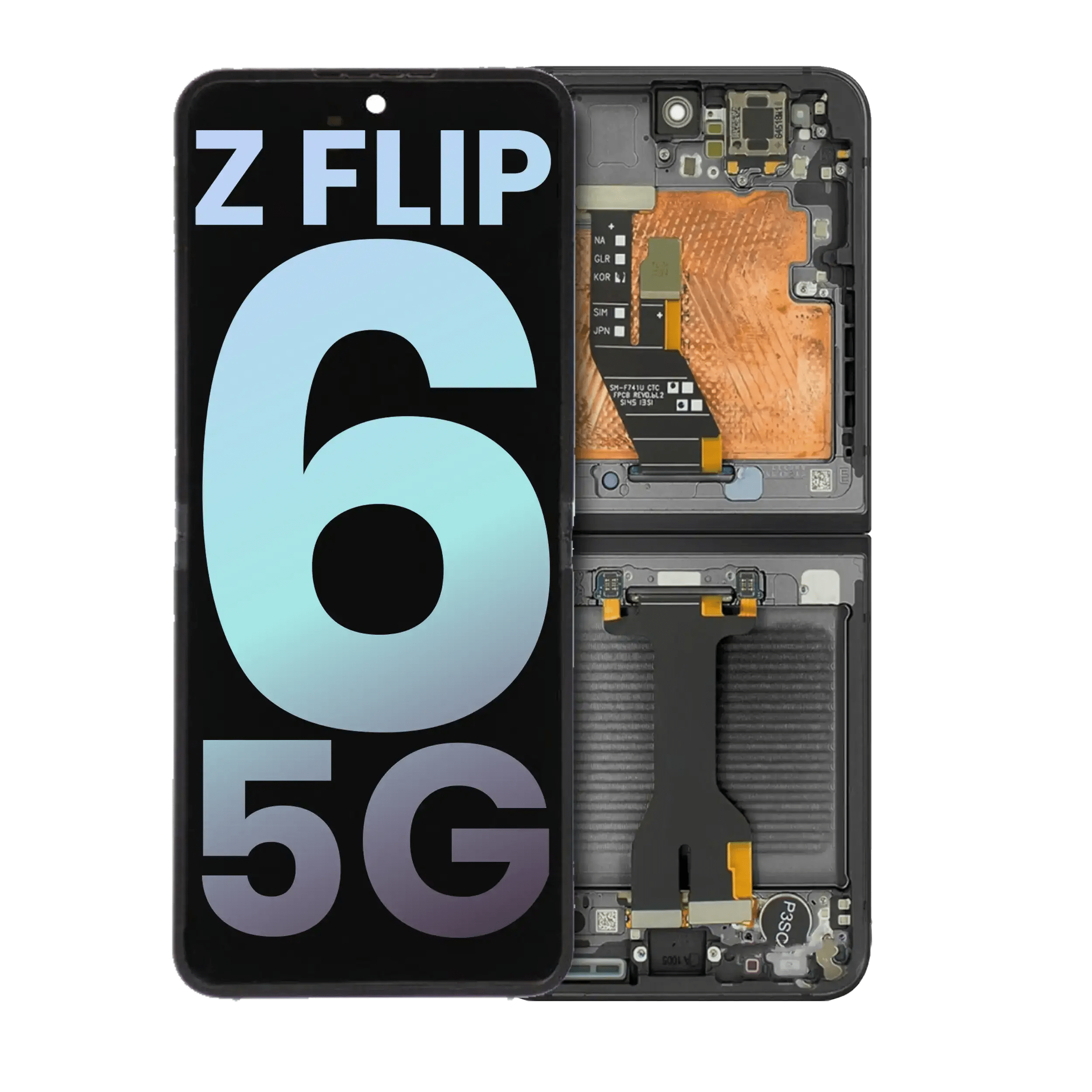 Galaxy Z Flip 6 Inner Screen & Display + Frame (Fix Included