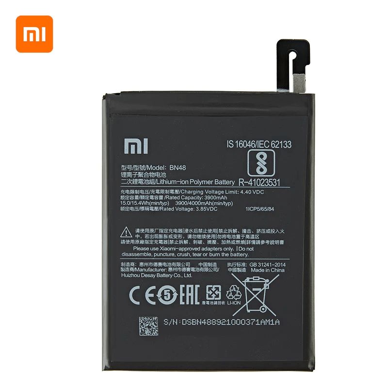 BN48 4000mAh Battery Replacement Tool Kit For Xiaomi Redmi Note 6 Pro – Includes Tools