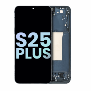 Galaxy S25 Plus Screen & Display + Frame (Fix Included) S25 Plus Screen-Replacement_OEM_Black-Fix-Factory-Canada