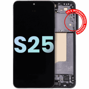 Galaxy S25 Screen & Display + Frame (Fix Included) S25 Screen Replacement_OEM_Blue-Black-Fix-Factory-Canada