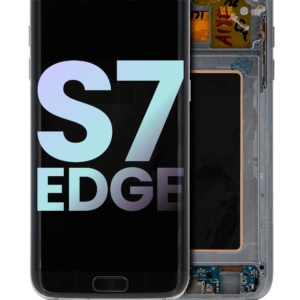 Galaxy S7 Edge Screen & Display + Frame (Fix Included) S7 Edge Screen Replacement_OEM-Black - Fix Factory Canada