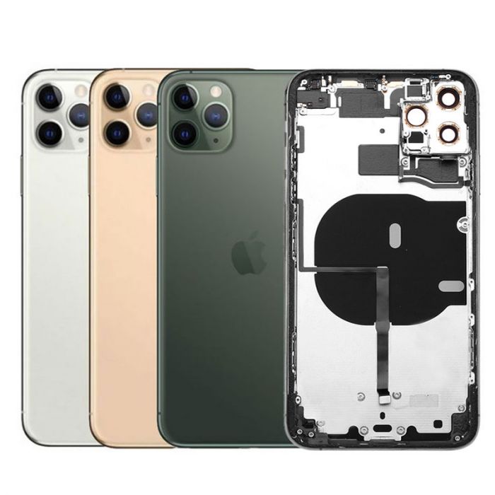 Back Glass With Frame Replacement For IPhone 14/15 Series & More (Includes Toolkit)