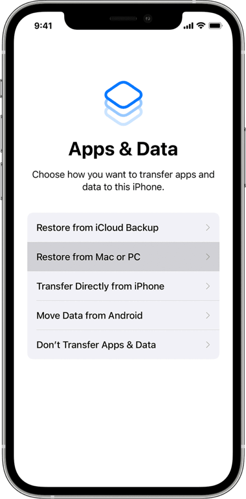 ios15-iphone12-pro-setup-restore-from-mac-pc-ontap