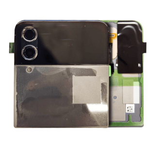 Galaxy Z Flip 4 Outer Screen + OLED Display (Fix Included) Z Flip 4 Back OLED Assembly Glass Cover_Black_OEM - Fix Factory Canada